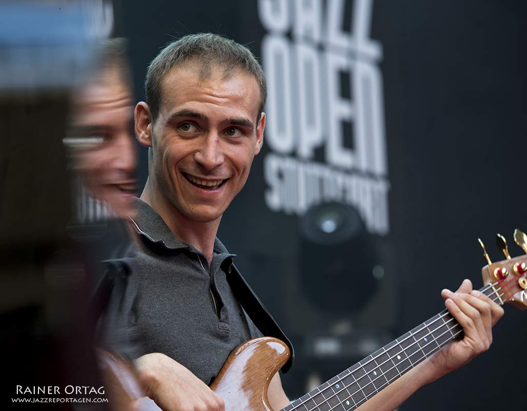 Romann Dauneau mit dem Adrien Brandeis Quintet bei der jazzopen Stuttgart 2019