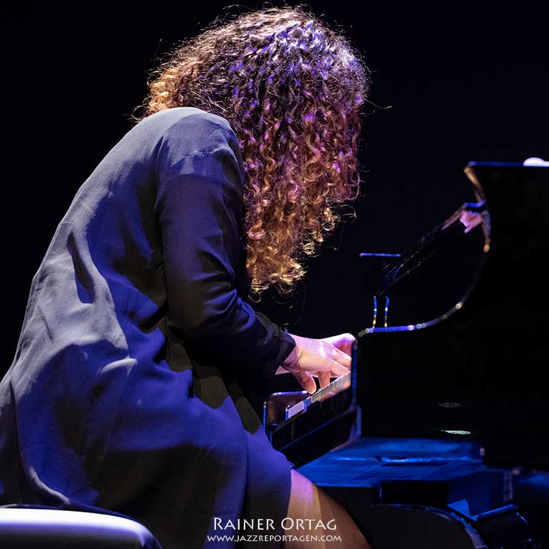 Sylvie Courvoisier beim Konzertabend zum Deutschen Jazzpreis 2022