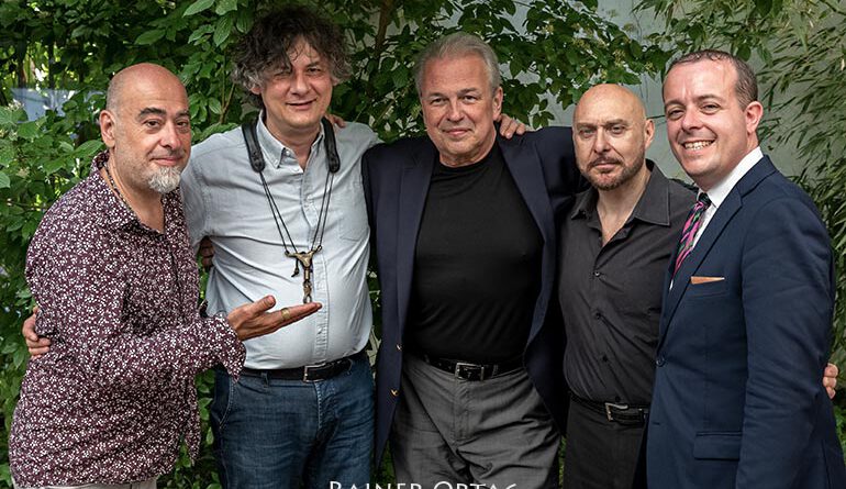 The European Allstars: Stephane Belmondo, Piero Odorici, David Hazeltine, Aldo Zunino, Bernd Reiter