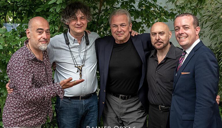 The European Allstars: Stephane Belmondo, Piero Odorici, David Hazeltine, Aldo Zunino, Bernd Reiter
