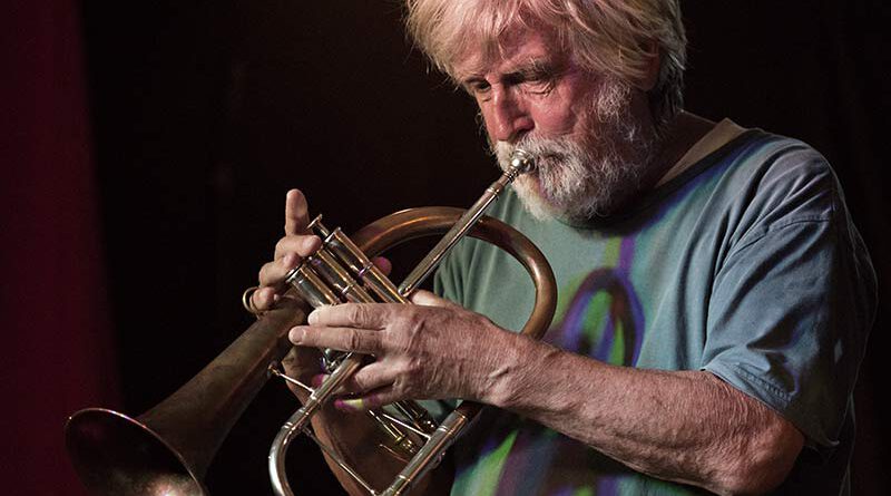 Werner Bystrich mit seinem Sextet bei der Jazz Jamsession Pappelgarten 2.7.2020