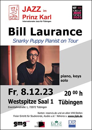 Bill Laurance in der Westspitze Tübingen