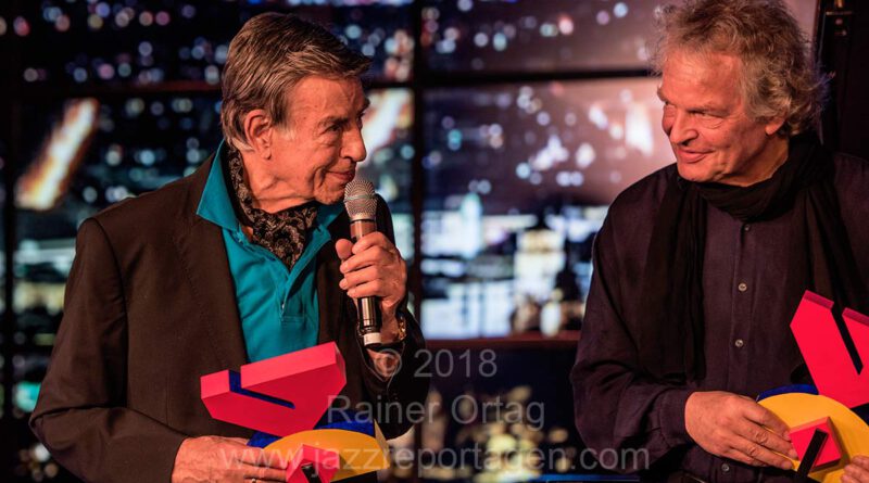 German Jazz Trophy für Rolf und Joachim Kühn bei der jazzopen Stuttgart 2018