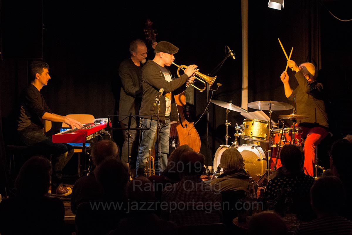 Lorenzo De Finti Quartett im Club Voltaire Tübingen 2019