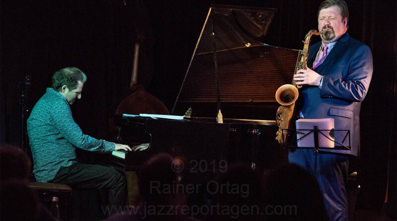 Johannes Mössinger - Joel Frahm Duo im Pappelgarten Reutlingen 2019