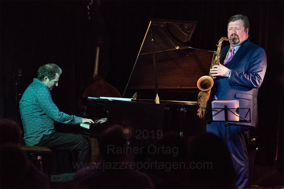 Johannes Mössinger - Joel Frahm Duo im Pappelgarten Reutlingen 2019