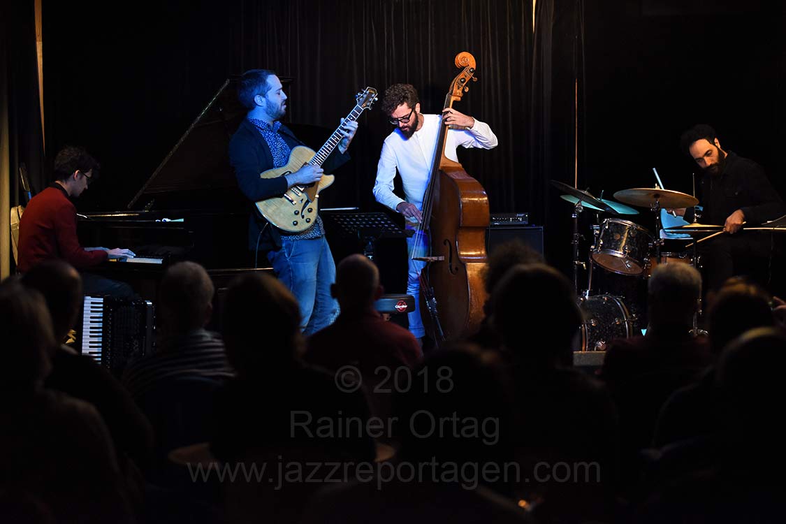Yotam Silberstein Quartet feat. Petros Klampanis im Pappelgarten Reutlingen 2018